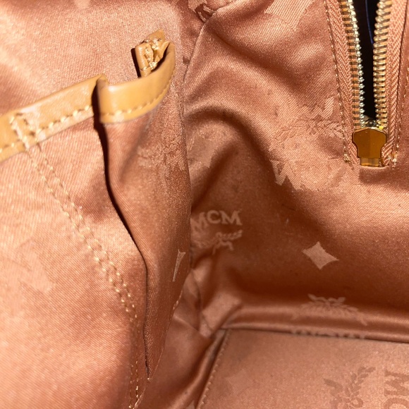 MCM Boston bag beautiful bag inside and out. Reposhing the item & never used it - Picture 14 of 16